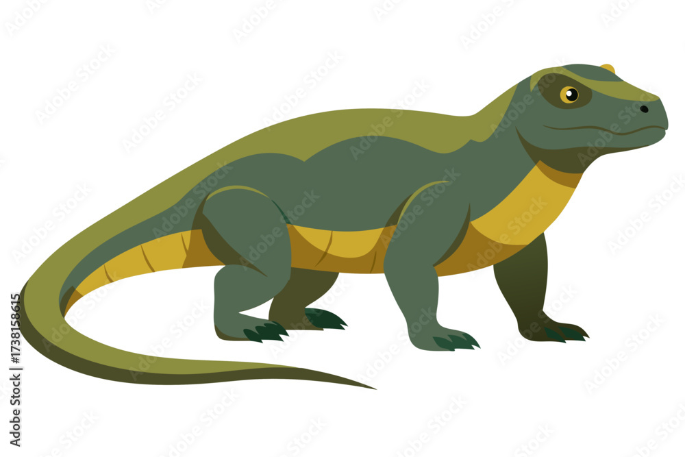 Obraz premium lizard isolated on white background