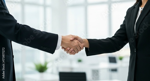 Business people shaking hands