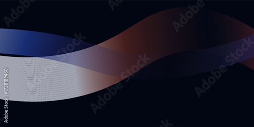 3d rendering abstract colorful curved lines smooth
