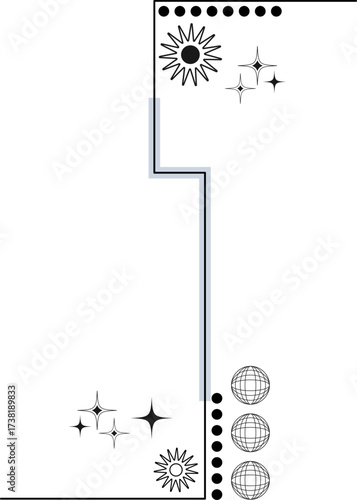 Futuristic Y2k Element