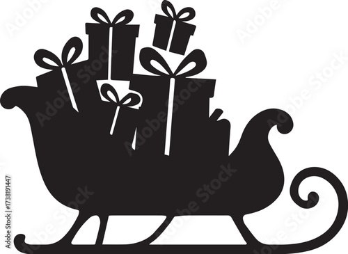 Christmas Silhouette Illustration 