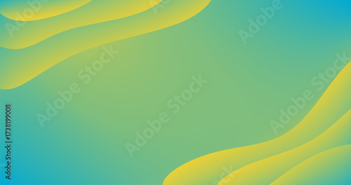 Green Abstract background of Fluid Mesh on Copy Space Gradient Design