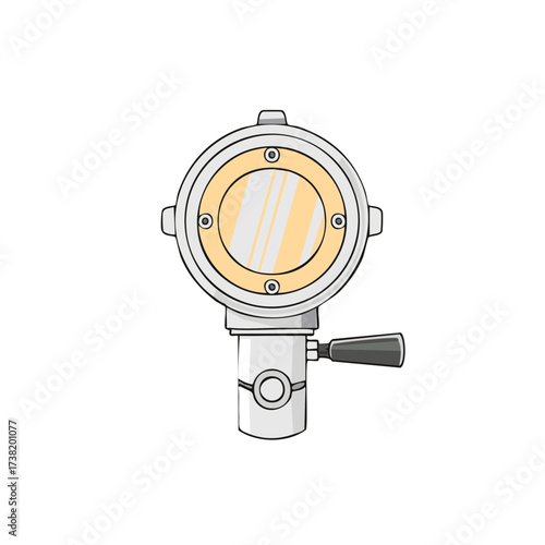 Espresso Machine Portafilter Coffee Maker Component with Handle