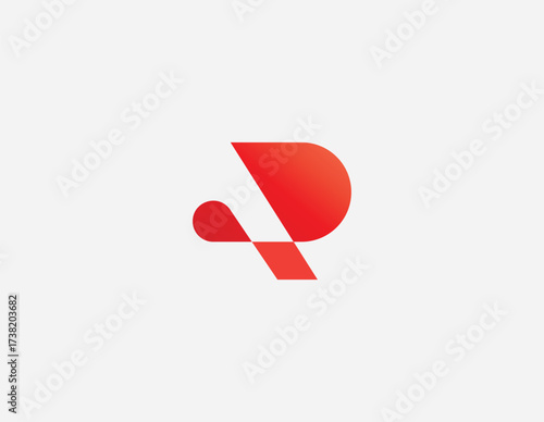 Modern Gradient R Letter Logo Design for Business, Technology and Creative Industries