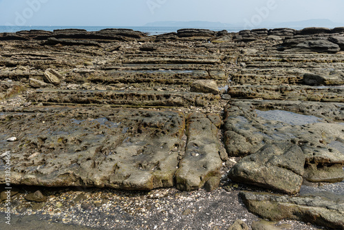 千葉県館山市 沖ノ島の海岸線