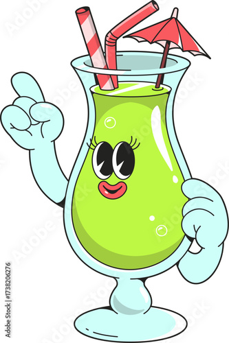 Juice Glass Mascot