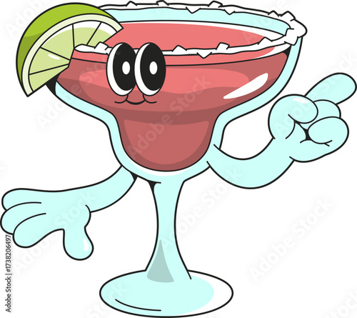 Party Cocktail Mascot