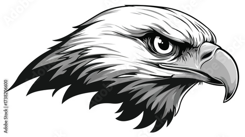 Majestic Eagle Hawk Head Logo Mascot Design Vector for Marketing Campaigns