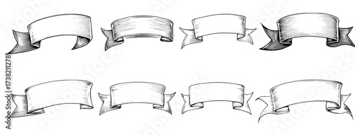 The header features a hand drawn, scribble-like doodle of a vintage scroll icon and ribbons, evoking the Middle Ages with a banner