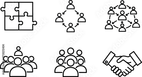 Vector art of business elements for web 