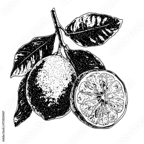 A watercolor artwork of Limeade, characterized by its modern aesthetic, is set against a clean white background