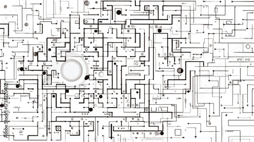 Digital Consciousness: Navigating the Labyrinth - Abstract Technology Concept