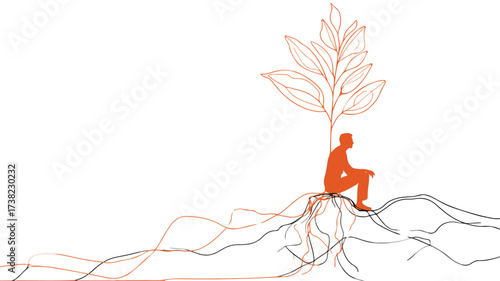 Concept of Vulnerability and Resilience in Continuous Line Drawing
