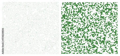 Green leaf nature ornamental shapes texture editable vector