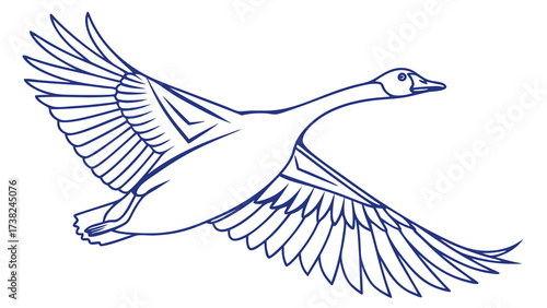 Minimalist Vector Illustration of Nature's Beauty