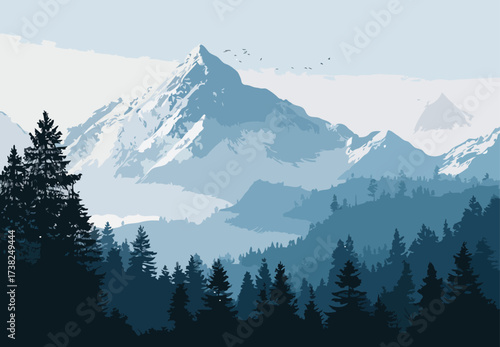 landscape vector art