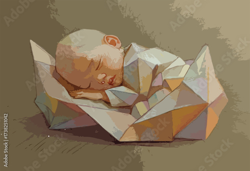 Baby vector art