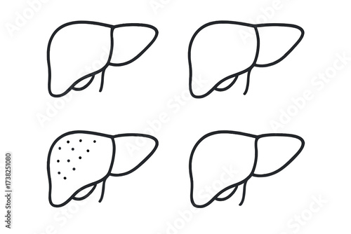 Heart health icon with cardiology symbol, linear style vector illustration, medical heart anatomy, cardiovascular design, transparent background, ordered set for healthcare and wellness concepts