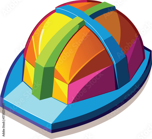 Colorful geometric abstract shape with icon isolated on white transparent background vector eps png jpg business people clipping path cutout 2025 2026 4k full hd poster banner label download