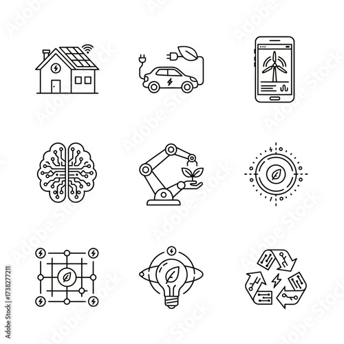 A collection of school supplies icons including books, a blackboard, and a graduation cap arranged nicely