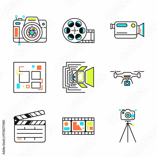 Celebrate the arrival of 2026 with festive icons for New Year's Eve, fresh beginnings, and exciting future possibilities