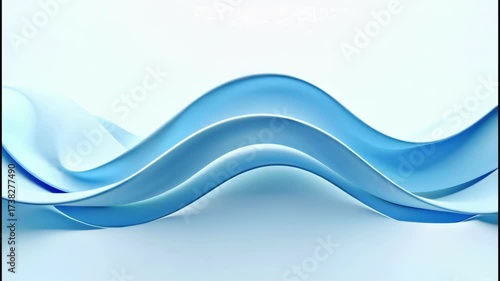 Contours of Fluidity - A Wavy Blue Oculus