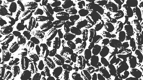 Geometric seed vector texture design abstract element