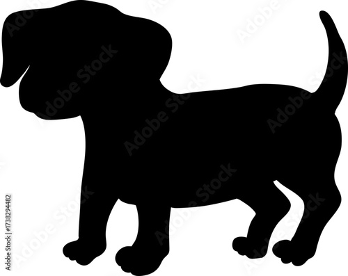 Black Silhouette Dog