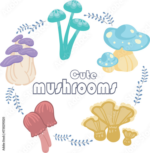 Cute and fun mushroom patterns