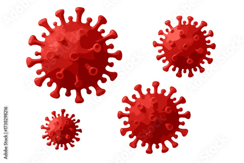 Coronavirus COVID-19 virus cell 3D render illustration. Pandemic outbreak, virology, epidemiology concept. Medical healthcare infectious disease background. Corona virus 2019-nCoV.
