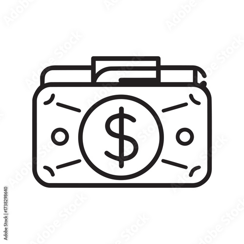 Dollar Bill and Coin Icon