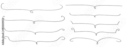 Obraz na plátně 手書きの下向きのかっこのふきだし