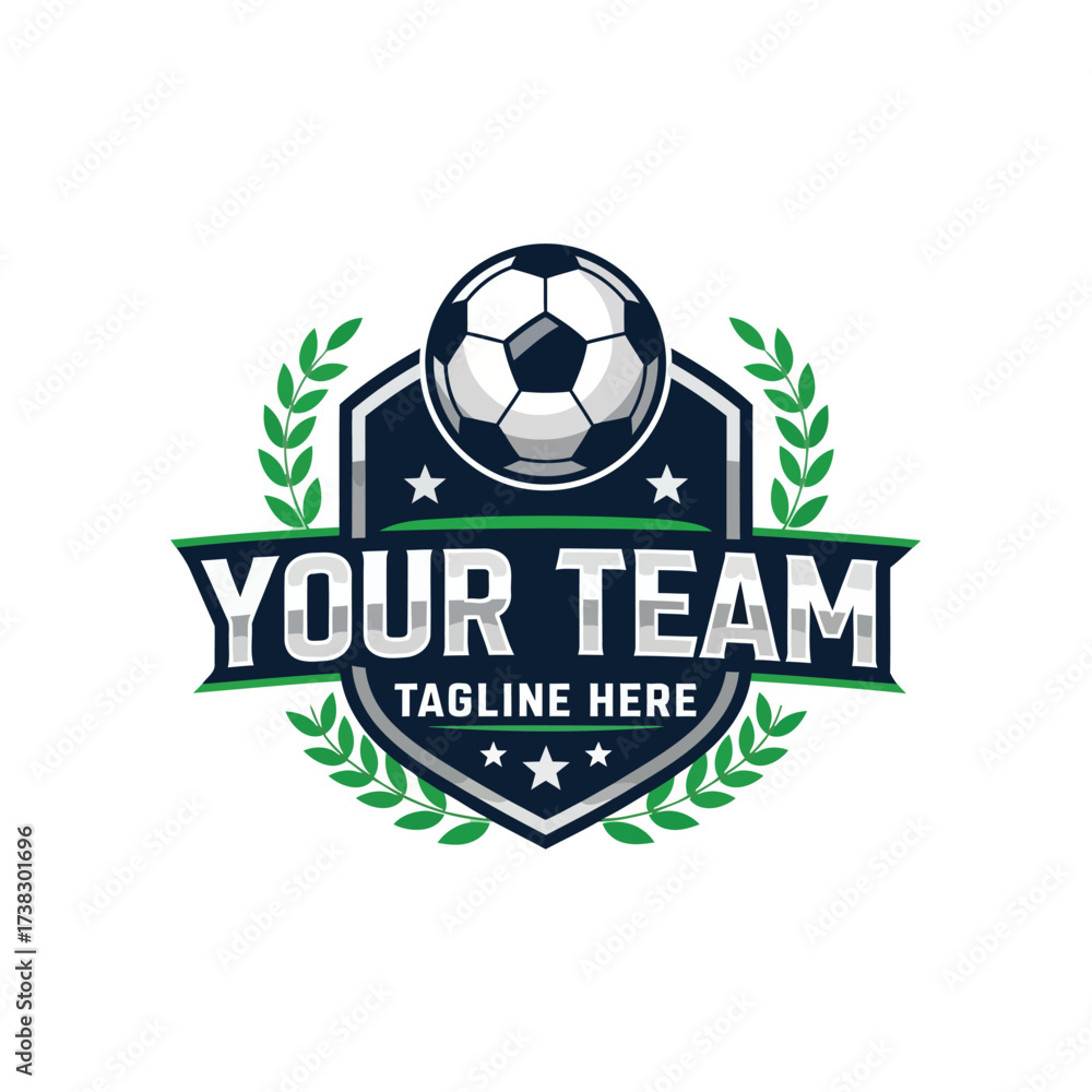 Obraz premium Soccer Team Logo Template