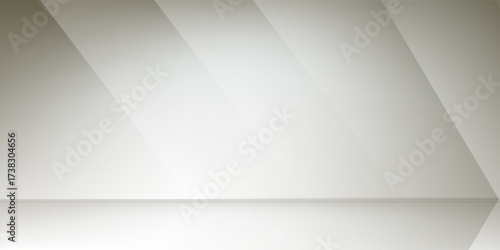 Empty concrete room and floor background, Perspective grey gradient concrete room for interior background, backdrop,  Gray grunge cement room with space for product display mockup, template.vector