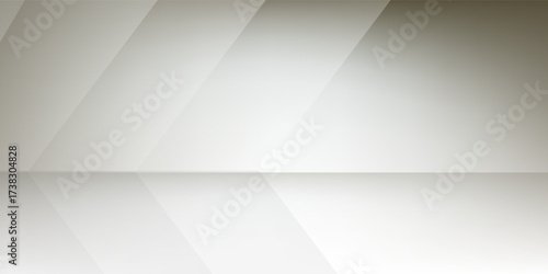 Empty concrete room and floor background, Perspective grey gradient concrete room for interior background, backdrop,  Gray grunge cement room with space for product display mockup, template.vector