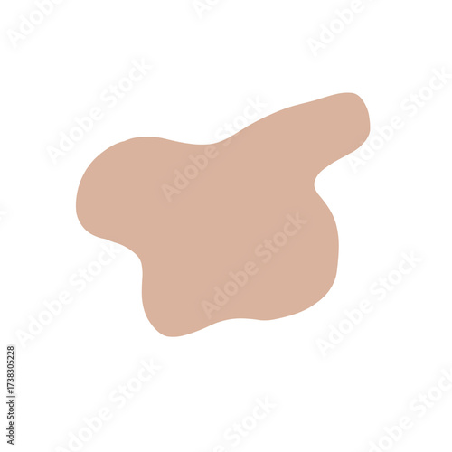 Abstract Light brown Blob – Modern Graphic Design