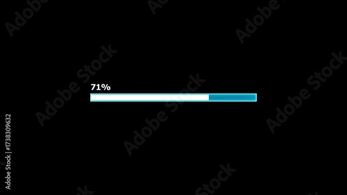 Loading Icon white color Animation. Loading  on black background animation