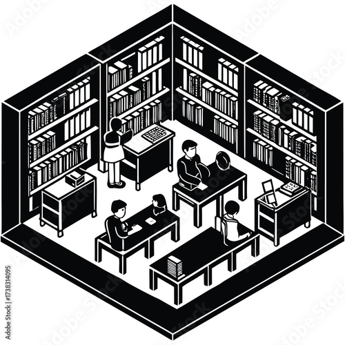 school playground with kids playing and slide sets.