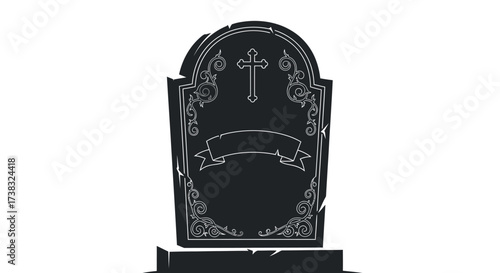 Cartoon mummy figure standing with a cane, wrapped in bandages, isolated on white, with dark eyes.