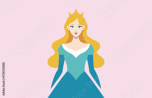 girl in a pink dress