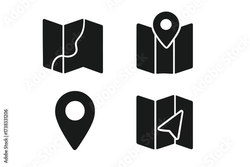 Legal pad icon vector set with transparent background, office stationery illustration, organized collection of note-taking tools, clean lines and minimal design, digital vector graphic