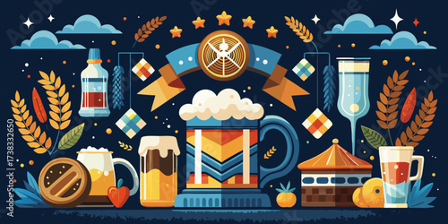 The Vatican and Saint Petersburg city coat of arms symbols are illustrated in a vintage vector design set