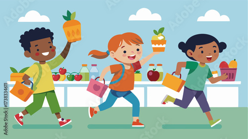 Children running through the aisles their faces sticky from sampling freshly squeezed juices and sweet treats from the markets vendors.