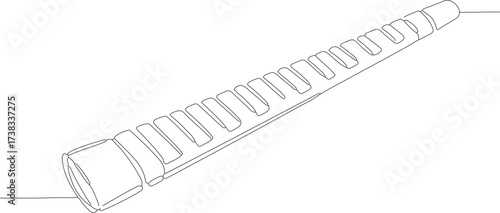 Simple Line Art Baguette French Bread Delicious Food Kitchen Bakery