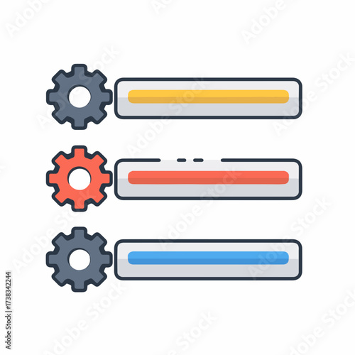 Sleek Settings Sliders Icon for Designers