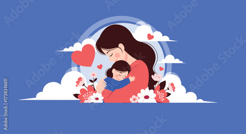 A mother's love a precious gift for her child.