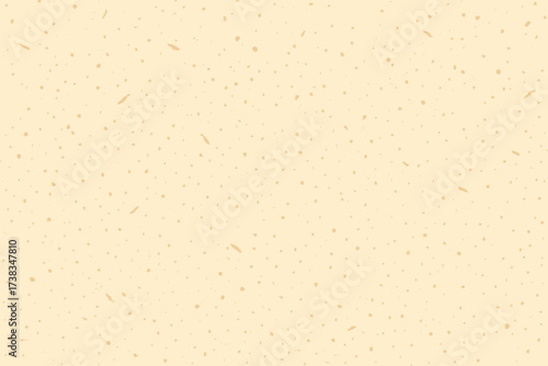 Light beige rice paper texture vector pattern. Washi eggshell background with grains, speckles and flecks. Ecru recycled handmade craft material backdrop. Seamless wallpaper.