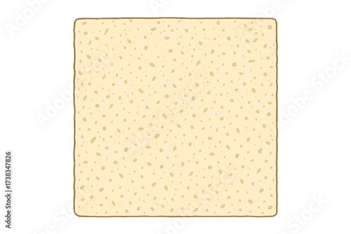 Light beige rice paper texture vector pattern. Washi eggshell background with grains and speckles. Ecru recycled handmade craft material backdrop. Matzo flatbread cracker.