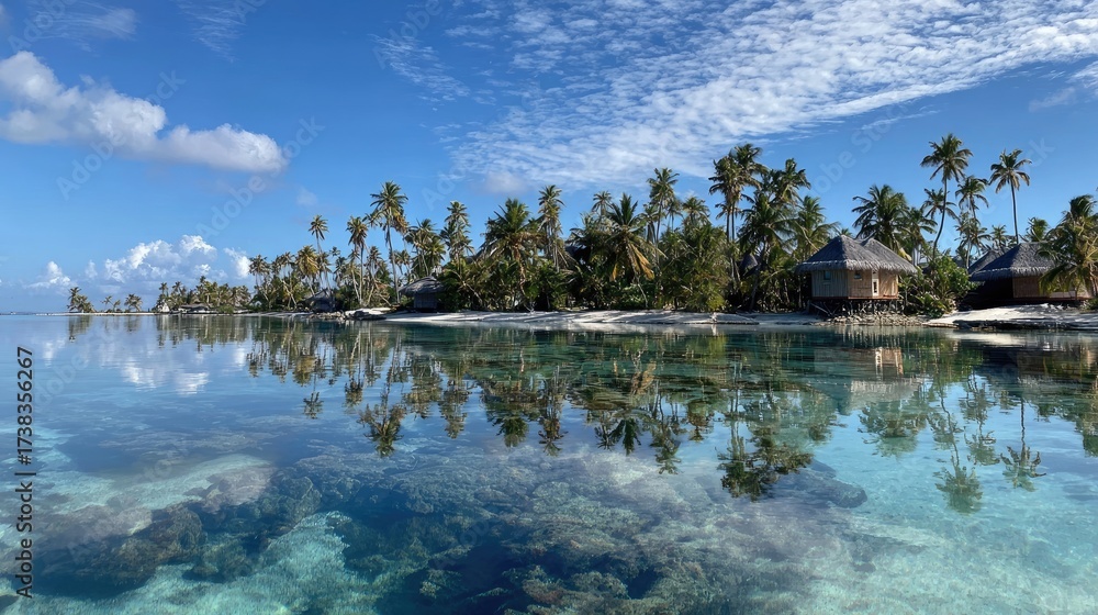 Obraz premium Tropical island resort