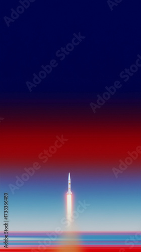 rocket launch illustration